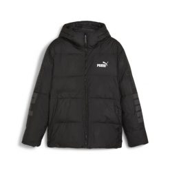 Kurtka Puma Power, Mężczyźni. Czarne kurtki męskie Puma, l, bez wzorów, z poliesteru, bez kaptura. Za 358.99 zł.
