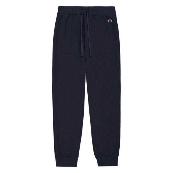 Spodnie Do Joggingu Damskie Prążkowane Ściągacze. Czarne spodnie materiałowe damskie CHAMPION, bez wzorów, z bawełny. Za 285.99 zł.
