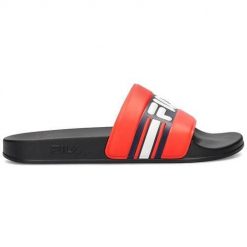 Klapki męskie Fila Oceano Slipper. Czerwone klapki i japonki męskie Fila, z materiału. Za 266.00 zł.