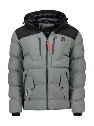 Geographical Norway Kurtka zimowa "Cachot" w kolorze szarym rozmiar: XXL. Szare kurtki męskie Geographical Norway, na zimę, xxl, bez wzorów, bez kaptura. Za 290.57 zł.