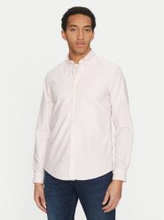 BOSS Koszula Roan 50520275 Różowy Slim Fit. Czerwone koszule męskie Boss, m, bez wzorów, z bawełny, bez kołnierzyka, bez ramiączek. Za 279.99 zł.