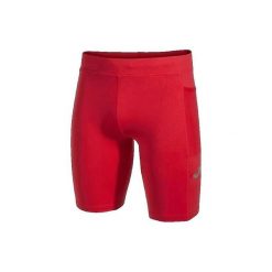Legginsy Joma Elite X czerwone do biegania. Czerwone szorty męskie Joma, bez wzorów, z materiału, sportowe. Za 287.50 zł.