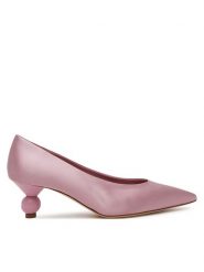 Weekend Max Mara Czółenka Renzasatin 2515521055600 Różowy. Czerwone czółenka damskie Weekend Max Mara, bez wzorów, z materiału, bez obcasa. Za 1,009.00 zł.