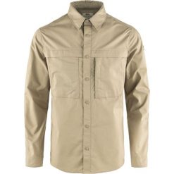 Koszula turystyczna Fjallraven Abisko Trail Shirt LS. Brązowe koszule damskie Fjällräven, m, bez wzorów, z bawełny, bez kołnierzyka, bez ramiączek. Za 577.49 zł.