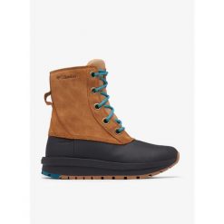 Buty zimowe damskie Columbia Moritza Shield Omni-Heat. Brązowe obuwie trekkingowe damskie Columbia, na zimę. Za 445.99 zł.