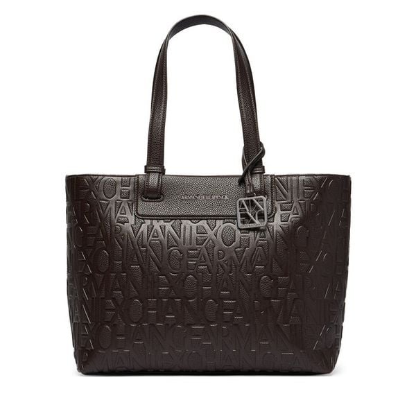 Torebka Armani Exchange. Brązowe torebki klasyczne damskie Armani Exchange, bez wzorów, bez dodatków. Za 564.99 zł.