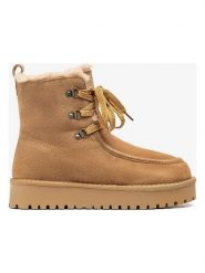 Unisa Skórzane botki "Friends" w kolorze jasnobrązowym rozmiar: 41. Brązowe botki damskie Unisa, bez obcasa, bez zapięcia. Za 221.36 zł.