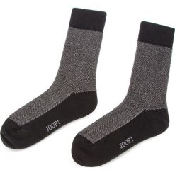Skarpety Wysokie Unisex JOOP! - Herringbone Sock 900.076 Black 2000. Czarne skarpetki damskie Joop!, bez wzorów, z bawełny. Za 59.00 zł.
