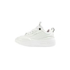 Buty damskie Fila Superbubble CQ. Białe buty sportowe na co dzień damskie Fila, bez wzorów, z materiału, tenisowe. Za 376.15 zł.