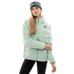 Kurtka puchowa lifestyle wodoodporna damska Cruise-W. Zielone kurtki damskie SIROKO, xl, bez wzorów, z puchu, bez kaptura. W wyprzedaży za 232.00 zł.