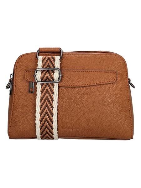 Beagles Torebka w kolorze jasnobrązowym - wys. 7 cm rozmiar: onesize. Brązowe torebki klasyczne damskie Beagles, bez wzorów, z materiału, bez dodatków. Za 121.51 zł.