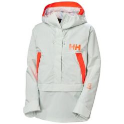 Damska kurtka narciarska Helly Hansen Powchaser Anorak. Zielone kurtki narciarskie i snowboardowe damskie Helly Hansen, bez wzorów, bez kaptura, narciarskie. Za 1,044.20 zł.