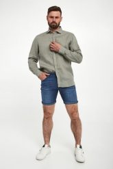 Szorty męskie jeansowe Mabrouk JOOP! JEANS. Szorty męskie Joop! Jeans, z jeansu, bez kołnierzyka. W wyprzedaży za 449.25 zł.