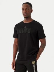 Beverly Hills Polo Club T-Shirt M1621 Czarny Regular Fit. Czarne koszulki polo męskie Beverly Hills Polo Club, m, bez wzorów, z bawełny, bez ramiączek. Za 184.99 zł.