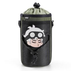 Torba na butelkę Rockbros turystyczna z paskiem na ramię 1l - zielona. Zielone torby męskie na ramię ROCKBROS, bez wzorów, z materiału, na ramię. Za 59.99 zł.