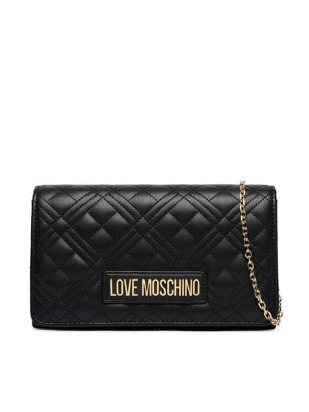 LOVE MOSCHINO Torebka JC4079PP0OLA0000 Czarny. Czarne torebki klasyczne damskie Love Moschino, bez wzorów, ze skóry, wizytowe, bez kołnierzyka, bez ramiączek. Za 609.99 zł.