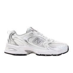 Buty New Balance U MR530EMA białe. Białe buty sportowe na co dzień damskie bez wzorów, z materiału. Za 871.46 zł.