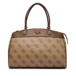 Torba weekendowa Guess. Brązowe torebki klasyczne damskie Guess, z aplikacjami, bez dodatków. Za 799.99 zł.