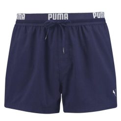 Spodenki kąpielowe męskie Puma Logo Short Lenght. Niebieskie kąpielówki męskie Puma, m, bez wzorów. Za 135.99 zł.
