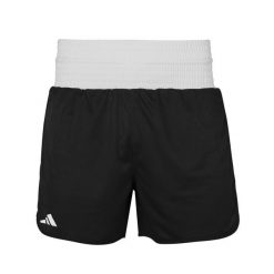 Krótkie spodenki bokserskie dla kobiet adidas. Czarne szorty damskie Adidas, bez wzorów, sportowe. Za 179.50 zł.