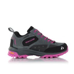 Buty turystyczne niskie damskie Soira Low STX. Czerwone obuwie trekkingowe damskie Bergson. Za 319.00 zł.