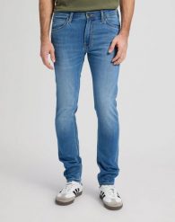 MESKIE SPODNIE LEE LUKE LIGHT RAY 112119236. Spodnie materiałowe męskie Lee, bez wzorów, z jeansu. Za 219.99 zł.