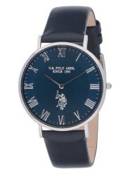 U.S. Polo Assn. Zegarek kwarcowy w kolorze srebrno-granatowym rozmiar: onesize. Niebieskie, analogowe zegarki męskie U.S. Polo Assn., ze stali. Za 217.99 zł.