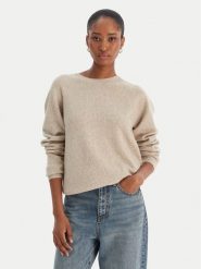Vero Moda Sweter Doffy 10221006 Beżowy Regular Fit. Brązowe swetry klasyczne damskie Vero Moda, xl, z syntetyku, bez kołnierzyka. Za 129.99 zł.