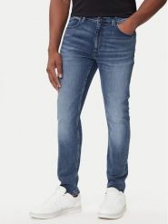 HUGO Jeansy Zane 50541551 Granatowy Extra Slim Fit. Niebieskie jeansy męskie Hugo. Za 469.99 zł.