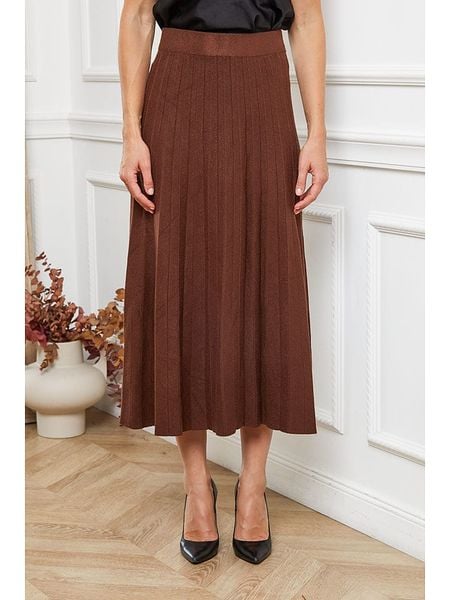 Joséfine Spódnica "Boniz" w kolorze jasnobrązowym rozmiar: L. Brązowe spódniczki damskie Joséfine, l, bez wzorów, maxi, proste. Za 160.96 zł.