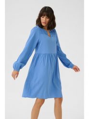 Kaffe Sukienka w kolorze błękitnym rozmiar: 46. Niebieskie sukienki damskie Kaffe, bez wzorów, bez kołnierzyka, bez ramiączek, midi. Za 82.99 zł.