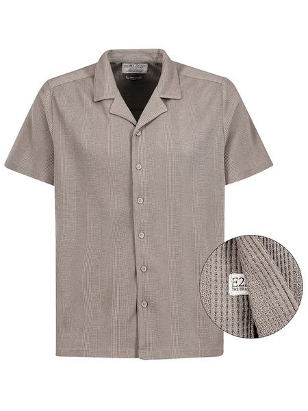 Eight2Nine Koszula w kolorze szarobrązowym rozmiar: M. Szare koszule męskie Eight2Nine, m, bez wzorów, z bawełny, bez kołnierzyka, bez ramiączek. Za 73.76 zł.