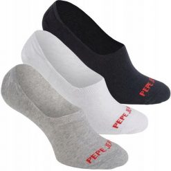 Skarpetki treningowe Pepe Jeans PMU10652 stopki. Białe skarpetki damskie Pepe Jeans, bez wzorów, z jeansu. Za 49.00 zł.