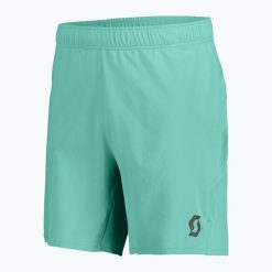 Spodenki do biegania męskie SCOTT Endurance LT. Zielone szorty męskie Scott, z elastanu, bez kołnierzyka. Za 139.99 zł.