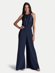 Swing Kombinezon 3AI00100 Granatowy Regular Fit. Niebieskie kombinezony damskie Swing, bez wzorów, z syntetyku, bez kołnierzyka, bez ramiączek. Za 549.99 zł.