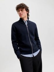 Jack & Jones Kardigan w kolorze granatowym rozmiar: L. Niebieskie kardigany męskie Jack & Jones, l, bez wzorów, bez kołnierzyka. Za 164.95 zł.