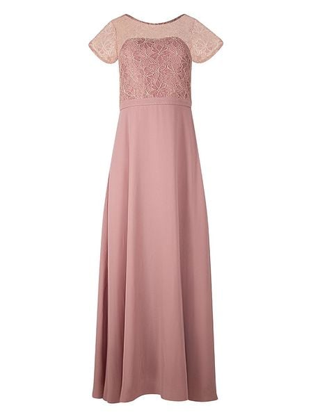 Happy girls by Eisend Sukienka w kolorze szaroróżowym rozmiar: S. Różowe sukienki damskie happy girls by Eisend, na imprezę, s, bez wzorów, z koronki, bez kołnierzyka, bez ramiączek, maxi. Za 161.34 zł.