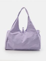 Materiałowa torba z paskiem na matę do ćwiczeń - fioletowy. Fioletowe torebki klasyczne damskie Sinsay, bez wzorów, z materiału, bez dodatków. Za 49.99 zł.