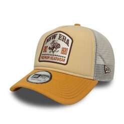 Czapka Trucker New Era Graphic Patch. Brązowe czapki męskie New Era, bez wzorów. Za 161.50 zł.