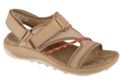 Sandały damskie, Terran 4 Backstrap W Sandal. Brązowe obuwie trekkingowe damskie MERRELL, bez wzorów, z materiału, bez obcasa. Za 349.99 zł.