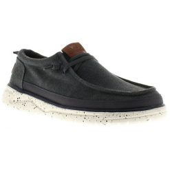 Buty półbuty mokasyny męskie Wrangler Makena Stone. Czarne mokasyny męskie Wrangler, bez zapięcia. Za 199.00 zł.