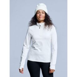 Bluza narciarska - Damskie - Arctic 2.0 - Off White. Białe bluzy bez kaptura damskie POEDERBAAS, m, z elastanu. Za 234.14 zł.