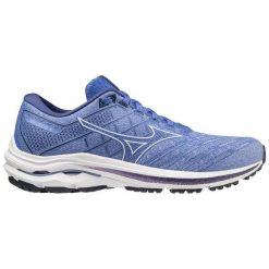 Buty do biegania damskie Mizuno Wave Inspire 18 amparo blue/white/deep cobalt. Niebieskie obuwie do biegania damskie Mizuno, mizuno wave. Za 269.99 zł.