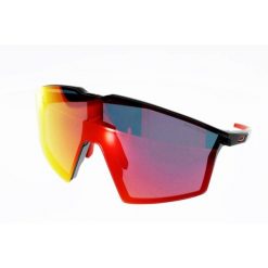 Okulary rowerowe Julbo Edge - czarno czerwony | Spectron cat 3. Czarne okulary przeciwsłoneczne męskie JULBO, ze lnu. Za 519.99 zł.