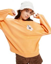 Bluza z okrągłym dekoltem dla Kobiety LINEUP Pomarańczowy. Brązowe bluzy bez kaptura damskie Roxy, m, z bawełny. Za 259.99 zł.