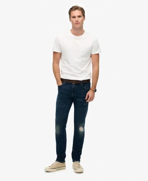 Superdry Jeansy Vintage Slim z Bawełny Organicznej. Niebieskie jeansy męskie Superdry. Za 315.50 zł.