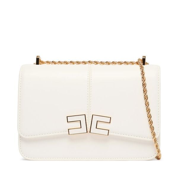 Torebka Elisabetta Franchi. Białe listonoszki damskie Elisabetta Franchi, bez wzorów, bez dodatków. Za 1,659.99 zł.