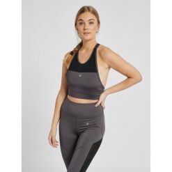 Biustonosz damski Hummel hmlnorma sports. Szare biustonosze sportowe damskie HUMMEL, bez wzorów. Za 163.00 zł.