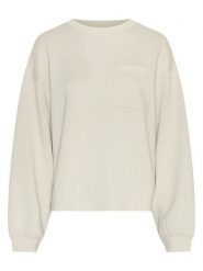 MOSS COPENHAGEN Bluza "Illiana" w kolorze kremowym rozmiar: L/XL. Brązowe bluzy bez kaptura damskie MOSS COPENHAGEN, l. Za 135.81 zł.