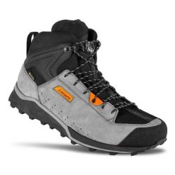 Buty trekkingowe Crispi Attiva Mid Gtx LW23206000 szare. Szare buty trekkingowe męskie z gore-texu, bez zapięcia, do biegania, gore-tex. Za 1,607.44 zł.